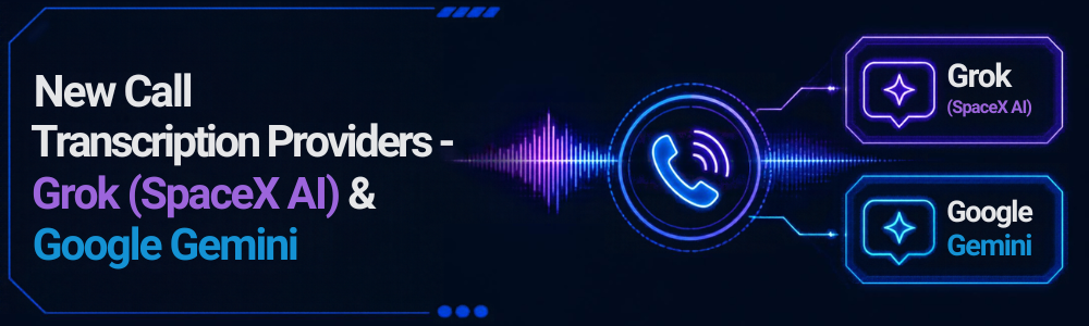 New AI Transcript Providers Oct 2026