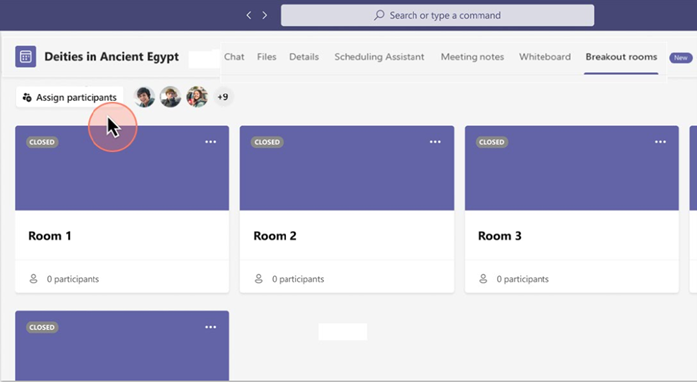 teams breakout rooms pre-assignment
